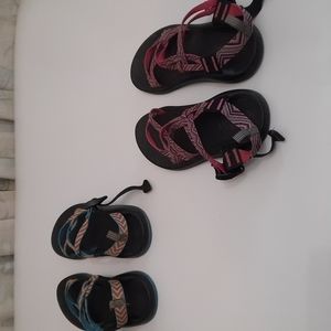 Girls CHACOS size 3